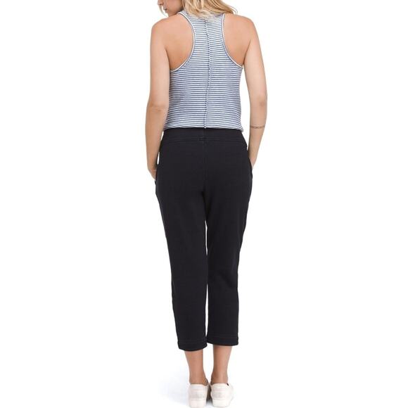 AG ADRIANO GOLDSCHMIED Rhom pleated comfy cropped pants in indigo Size 28 NEW - Picture 4 of 8